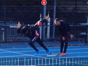 Valentino S. action photo