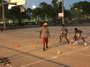 Coach Omar L. action photo