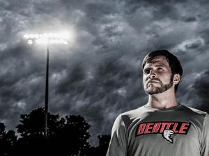 Mark B. action photo