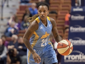 Jamierra Faulkner action photo