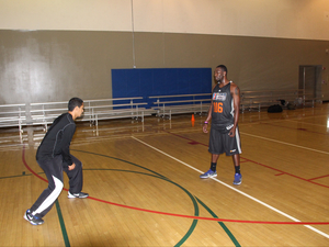 Calvin A. action photo