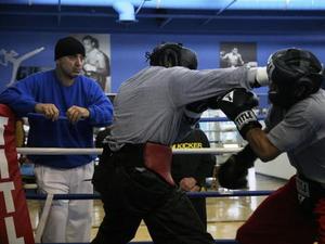 Coach Tony Hloros action photo