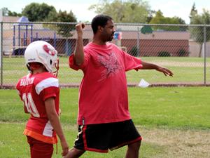 Raymond R. action photo