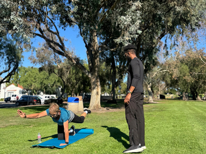 Sydney G. action photo