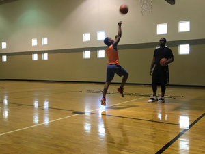 Coach Omar L. action photo