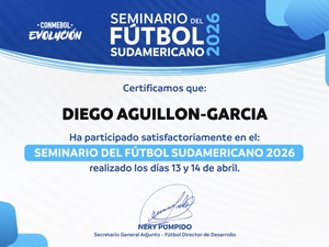 Diego Aguillon Garcia action photo