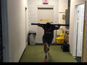 Allen L. action photo