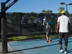 Coach Omar L. action photo