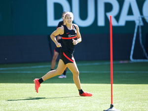 Morgan Weaver action photo