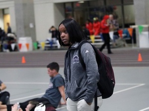 Nathelie Zetrenne action photo