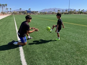 Calvin Aguirre action photo