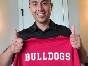 Enrique F. action photo