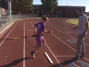 Lawrence Trice Jr. action photo