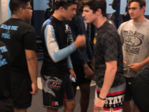 Coach Fred F. action photo