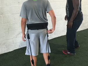 Coach Fred F. action photo