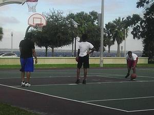 Tinekqua C. action photo