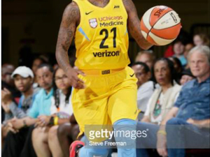 Jamierra Faulkner action photo