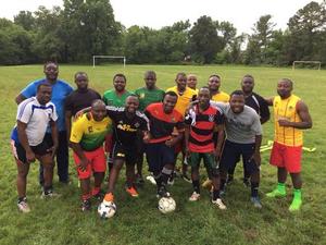 Emmanuel Kongnyuy action photo