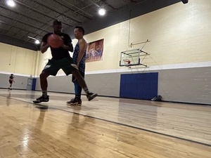 Isaac D. action photo