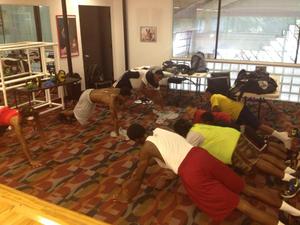 Michael S. action photo