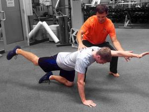 Michael O. action photo