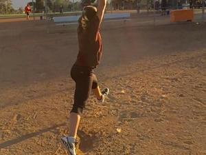 Allie S. action photo