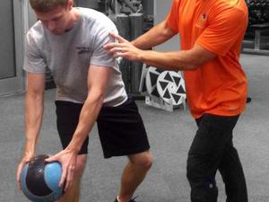 Michael O. action photo