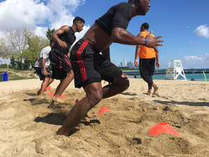 Derreck B. action photo