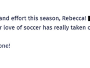 Rebecca S. action photo