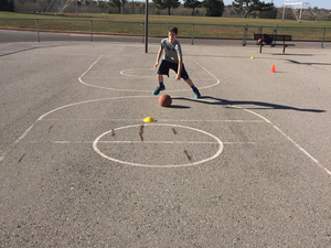 Chas C. action photo