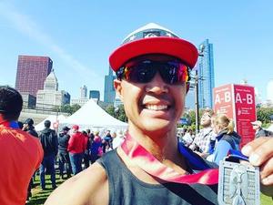 Mark A. action photo