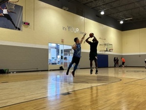 Isaac D. action photo