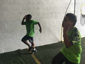 Coach Fred F. action photo