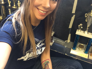 Alyson “Aly” E. action photo