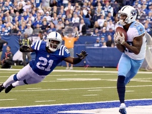 Tajaé Sharpe action photo