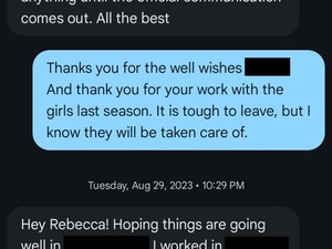 Rebecca S. action photo