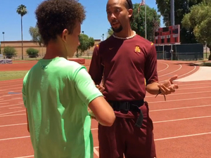 Lawrence Trice Jr. action photo