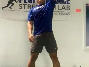 Mark A. action photo