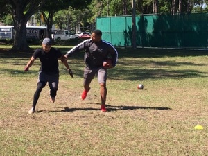 Justin Burks action photo