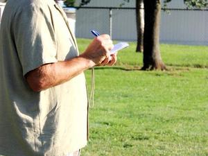 Raymond R. action photo