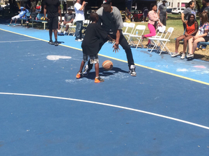 Deundrae P. action photo