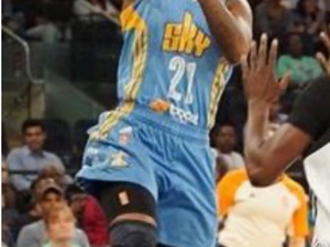 Jamierra Faulkner action photo