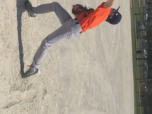 Andrew Quinones action photo