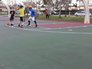 Coach Omar L. action photo