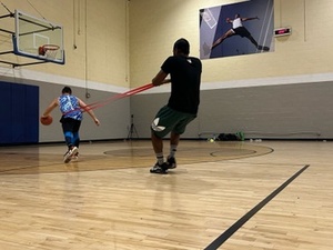 Isaac D. action photo