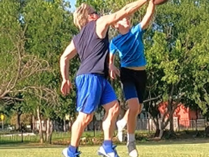 Joel O. action photo