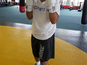 Coach Tony Hloros action photo