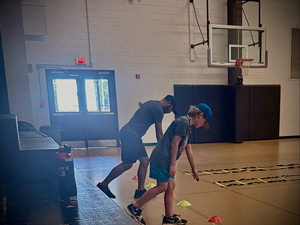 Jahlil F. action photo