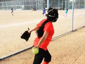 Allie S. action photo