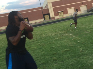 Karre' Wallace action photo